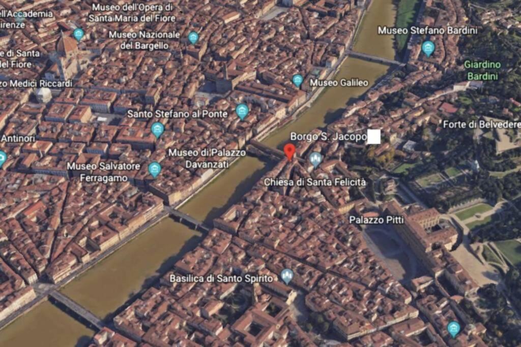 フィレンツェPonte Vecchio-Newly Restyled Flatアパートメント エクステリア 写真